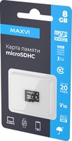 Карта памяти Maxvi MicroSDHC 8GB Class 10 UHS-I (1) (без адаптера) - 