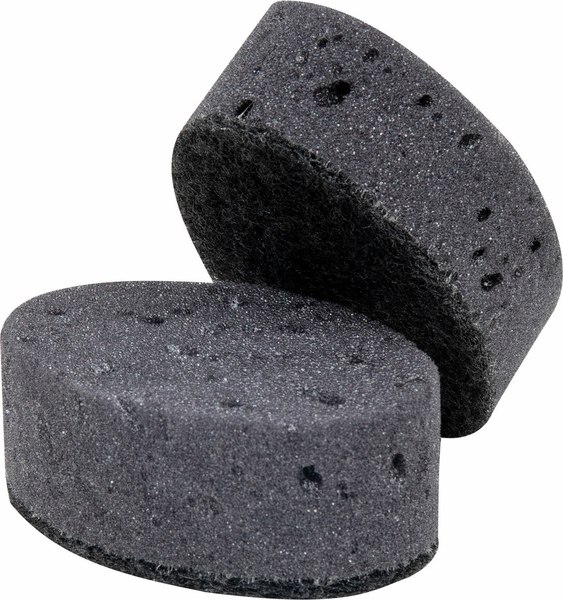 Набор губок для мытья посуды Laima Oval / 608649 (6шт, черный)