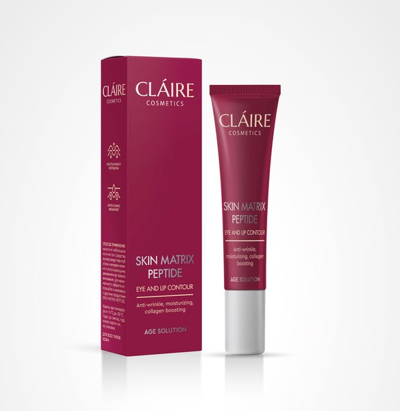 Крем для век Claire Skin Matrix Peptide для кожи вокруг глаз и губ (15мл)