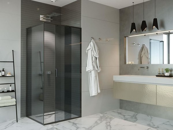 Купить Душевой уголок Alex Baitler 90x200 со стенкой / SG64B90 +  AB64B150 в Барановичах