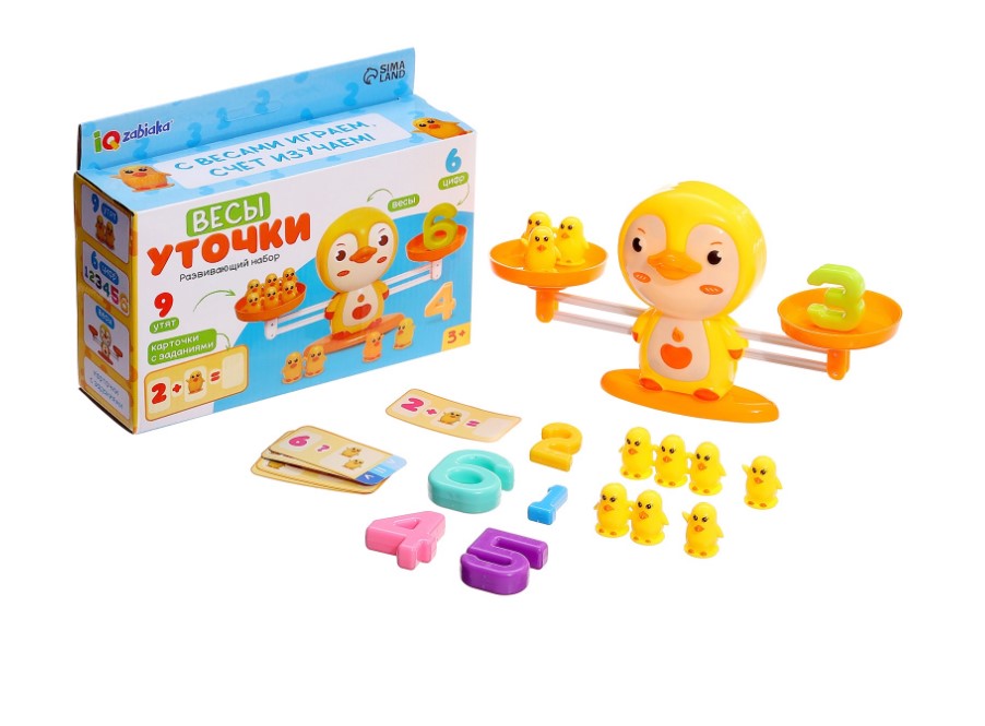 Развивающий игровой набор Zabiaka IQ Весы. Уточки / 10348978 — фото 3