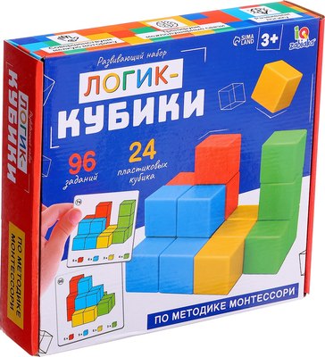 

Развивающий игровой набор, IQ Логик-кубики / 10385247