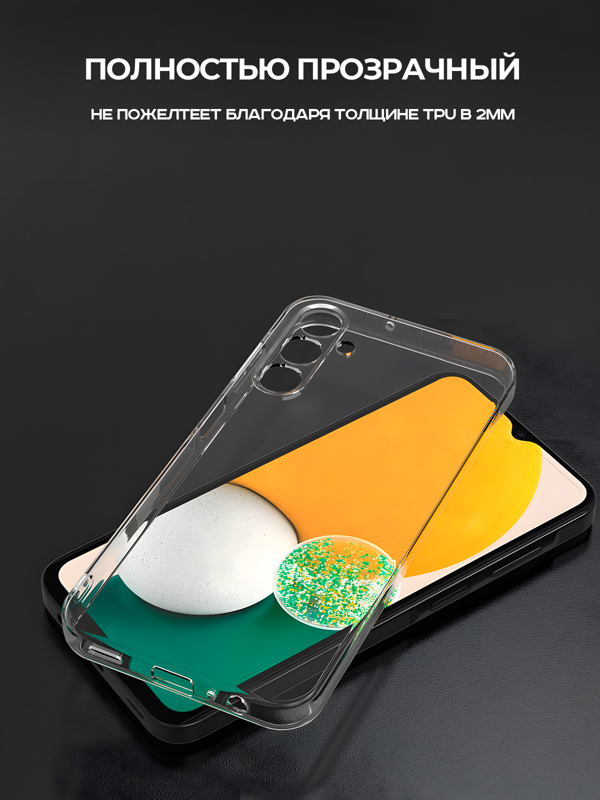 Чехол-накладка Case Better One для Samsung Galaxy A15 (прозрачный) — фото 6