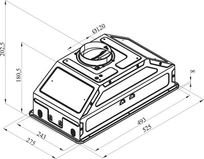 Вытяжка скрытая Making Oasis Everywhere UN-50B