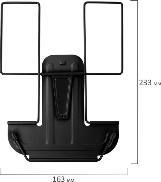 Подставка для книг Brauberg Line / 238213 (черный)