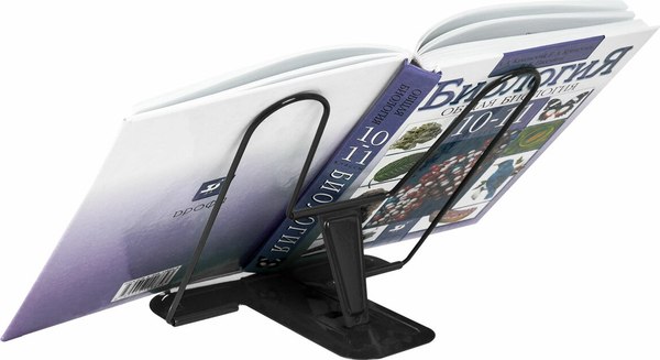 Подставка для книг Brauberg Line+ / 238214 (черный)