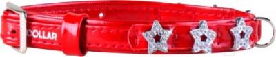 Ошейник Collar Brilliance 48993 (XS, красный, с украшением) - общий вид