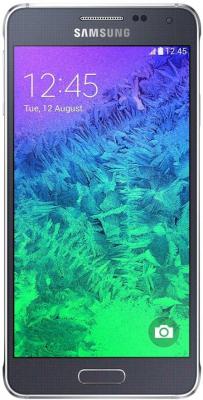 Смартфон Samsung G850F Galaxy Alpha (черный) - общий вид