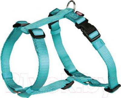 Шлея Trixie Premium H-harness 20330 (S-М, аквамарин) - общий вид