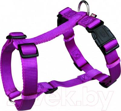 Шлея Trixie Premium H-harness 20348 (М-L, фиолетовый) - общий вид