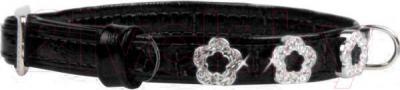 Ошейник Collar Brilliance 38581 (XS, черный, с украшением) - общий вид