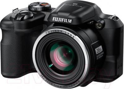 Компактный фотоаппарат Fujifilm FinePix S8600 (Black) - общий вид