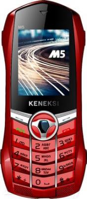 Мобильный телефон Keneksi M5 (красный) - общий вид
