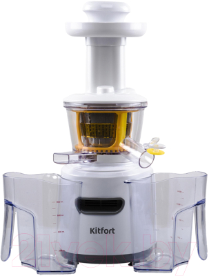 Соковыжималка электрическая Kitfort KT-1101-1 (белый)