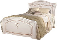 Односпальная кровать ФорестДекоГрупп Валерия 90 / 005-11 (белый) - 