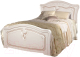 Двуспальная кровать ФорестДекоГрупп Валерия 180 / СП005-07 (белый) - 