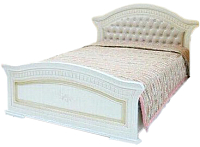 Двуспальная кровать ФорестДекоГрупп Любава 160 / СП007-05 (белый) - 