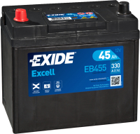 Автомобильный аккумулятор Exide EB455 (45 А/ч) - 