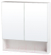 Шкаф с зеркалом для ванной СанитаМебель Ларч 11.700 - 