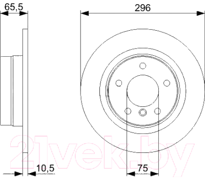 

Тормозной диск Bosch, 0986479306