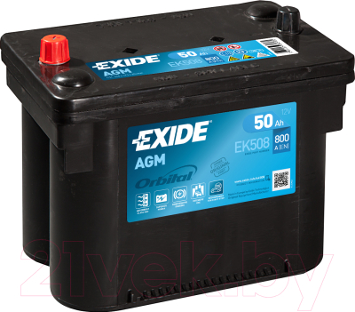 Автомобильный аккумулятор Exide EK508 (50 А/ч)