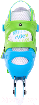 Роликовые коньки Ridex Twist (р-р 39-42, зеленый)