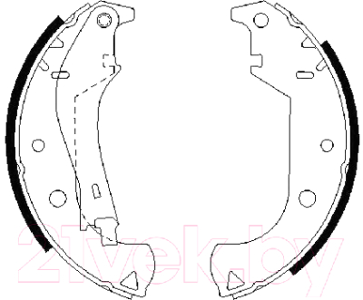 

Тормозные колодки Bosch, 0986487626