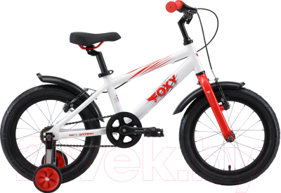 Детский велосипед STARK Foxy 16 2019 (белый/красный/серый)