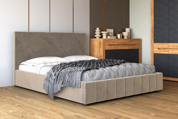 Купить Каркас кровати Bravo Мебель Нельсон Абстракция 160x200 без ПМ Стандарт 3 вариант в Барановичах