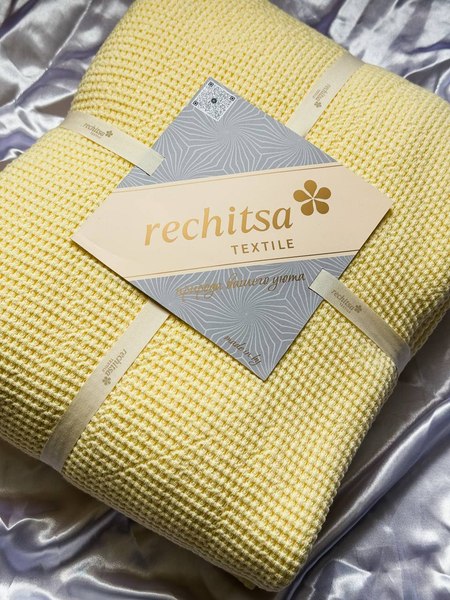 Плед Rechitsa textile Бисер 160х200 / 3о429.088ж1 (светло-желтый)