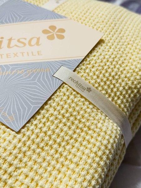 Плед Rechitsa textile Бисер 160х200 / 3о429.088ж1 (светло-желтый)