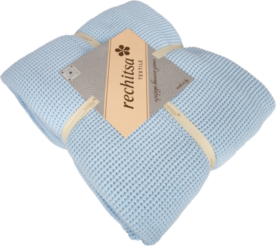 Плед Rechitsa textile Бисер 160х200 / 3о429.088ж1 (голубой) - 
