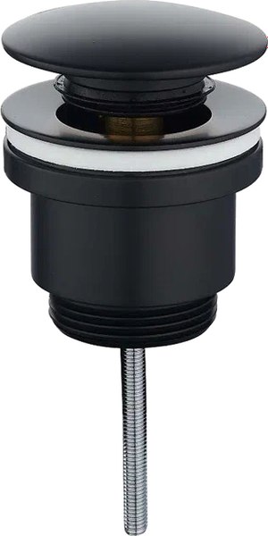 Донный клапан Rose RS31H (черный)