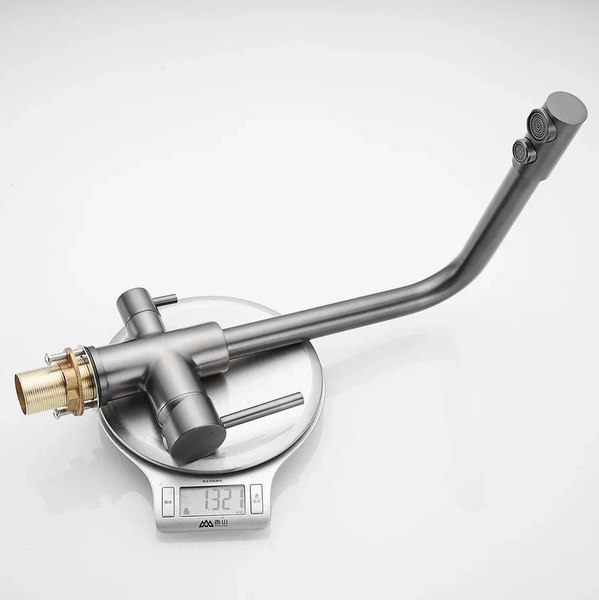 Смеситель Shevanik S328T (оружейная сталь)