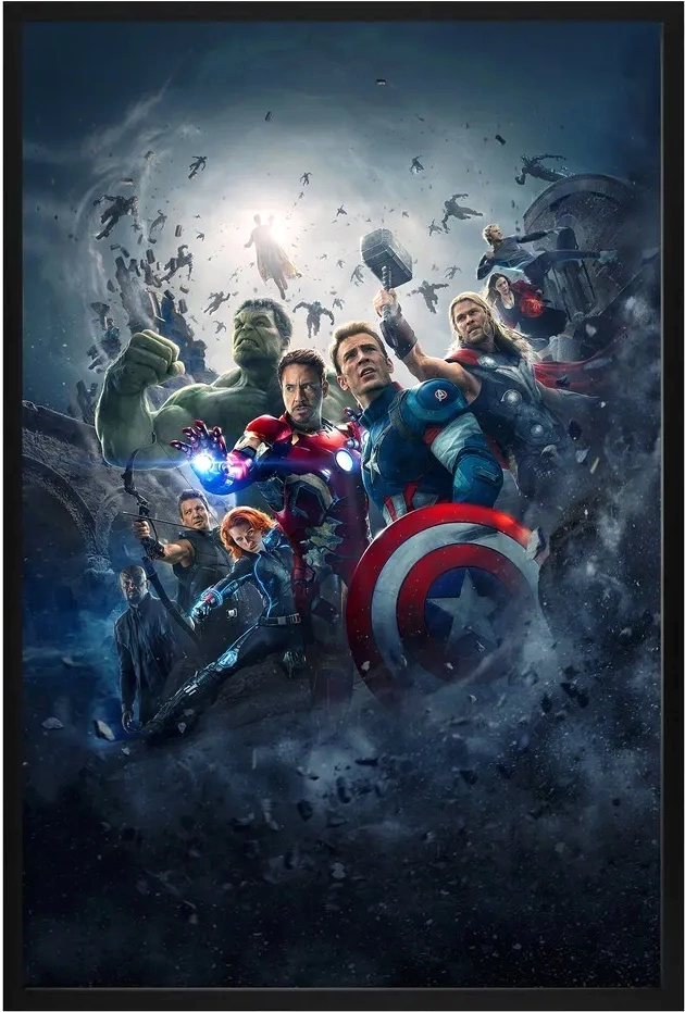 Постер Citydecor Мстители 7 (40x60)