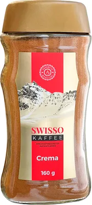 Кофе растворимый Swisso Kaffee Crema (160г) - 