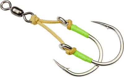 Набор крючков рыболовных Higashi Twin Assist Hook HB-007 #7/0 / 05554 - 