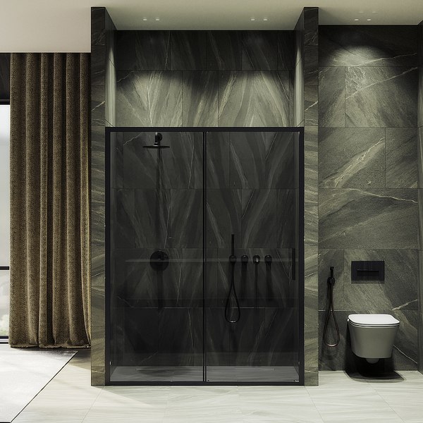 Купить Душевая дверь MaybahGlass 195x120 / MGD-1284-6 в Гродно