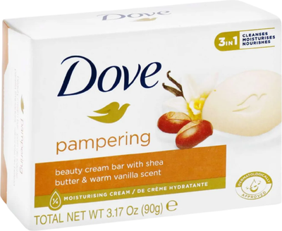 Мыло твердое Dove Pampering Увлажняющее (90г) - 