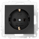 Розетка El-Bi Zena-Vega / 609-014800-217 (черный) -
