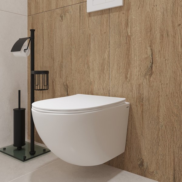 Унитаз подвесной с инсталляцией Lauter Sulzdorf + TECE Kit 9400412 (белый с микролифтом)