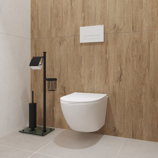 Унитаз подвесной с инсталляцией Lauter Sulzdorf + TECE Kit 9400412 (белый с микролифтом)