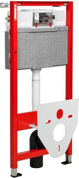 Унитаз подвесной с инсталляцией Lauter Sulzdorf + TECE Kit 9400412 (белый с микролифтом)