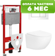 Унитаз подвесной с инсталляцией Lauter Sulzdorf + TECE Kit 9400413 (белый с микролифтом) - 