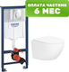 Унитаз подвесной с инсталляцией Lauter Sulzdorf + GROHE Rapid SL 38721001 (белый с микролифтом) - 