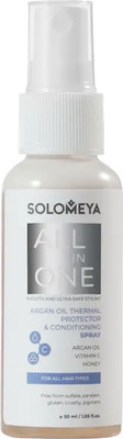 Спрей для волос Solomeya Argan Oil Thermal Protector & Conditioning All In One (50мл) -