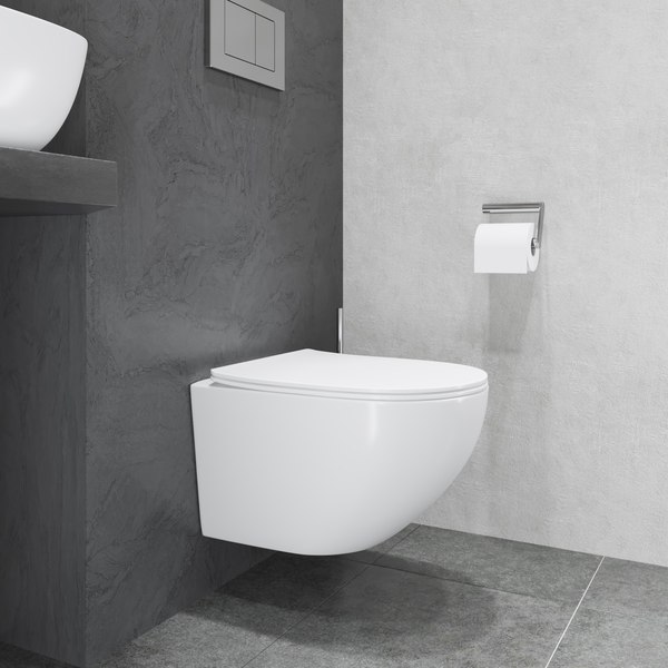 Унитаз подвесной с инсталляцией Lauter Sulzdorf + GROHE Rapid SL 39504000 + панель GROHE 37131000 (белый с микролифтом)