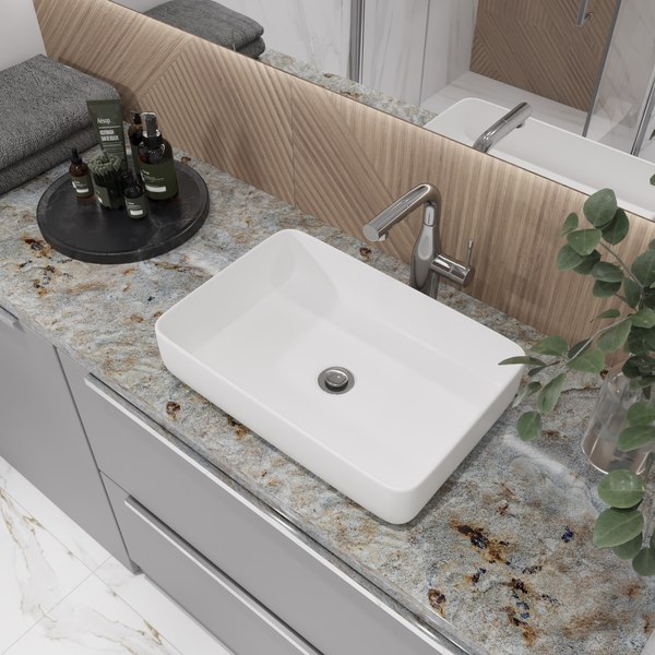 Умывальник Lauter 21487-50 + клапан 21190G + сифон 21635G (золото)