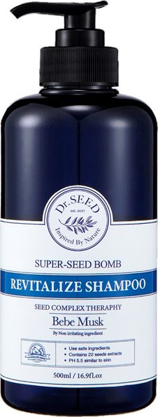 Шампунь для волос Dr.SEED Super Seed Bomb Revitalize Bebe Musk (500мл)