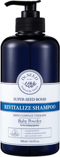 Шампунь для волос Dr.SEED Super Seed Bomb Baby Powder (500мл)
